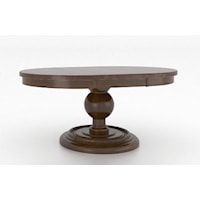 Farmhouse Customizable Oval wood table