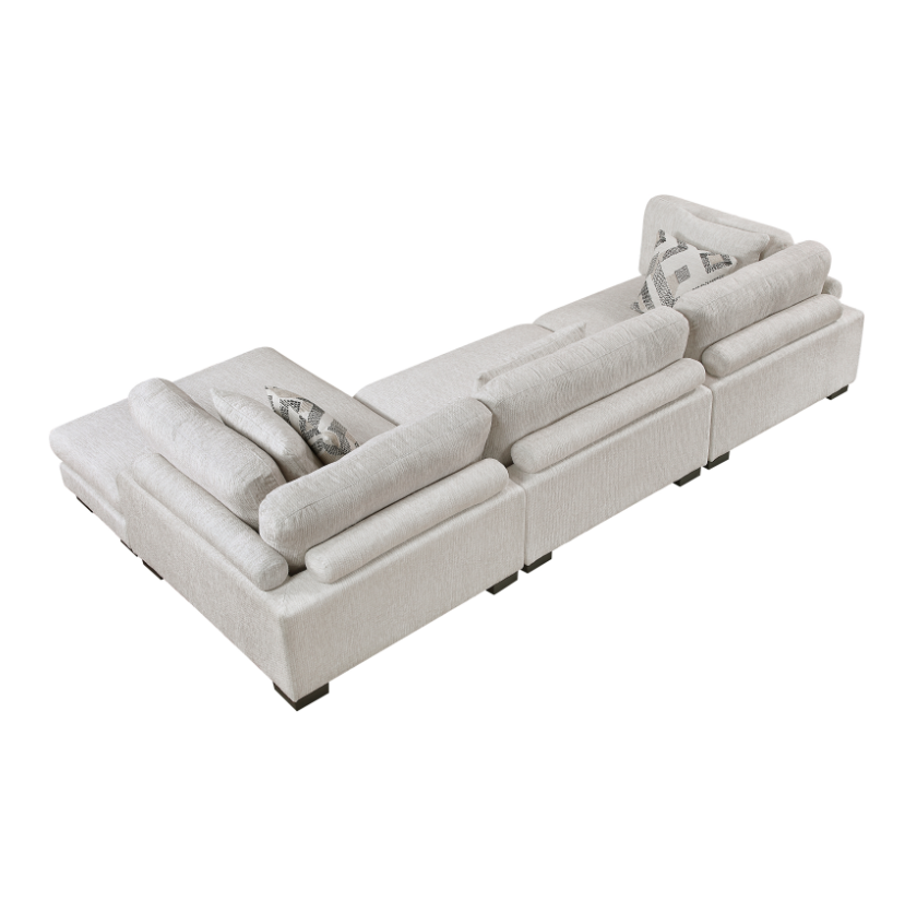 Homelegance Tinley 3-Piece Sectional Sofa with Chaise