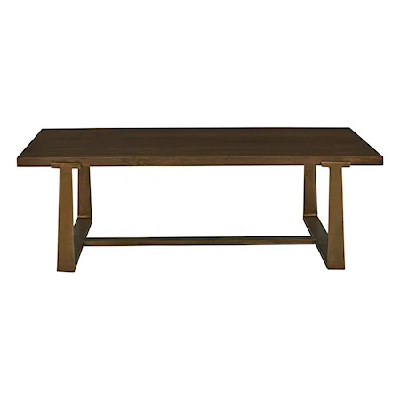 Contemporary Wood/Metal Coffee Table