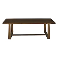 Contemporary Wood/Metal Coffee Table