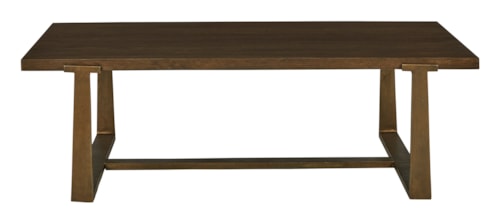 Contemporary Wood/Metal Coffee Table