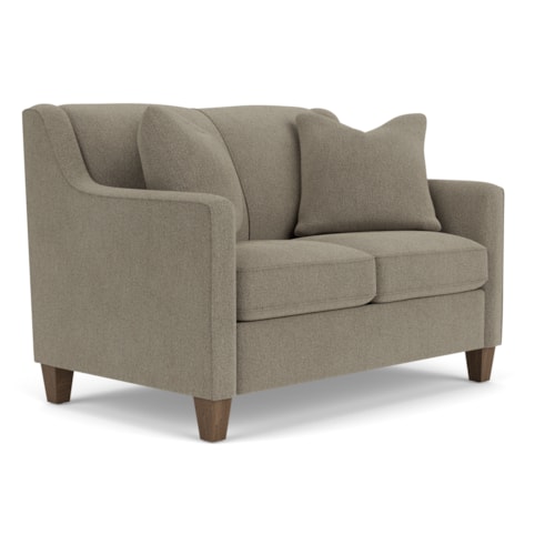 Contemporary Loveseat with Welt Cording