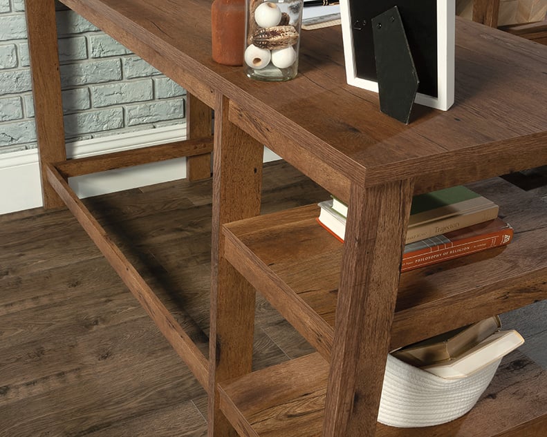 Trestle L-Shaped Desk