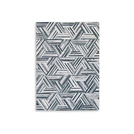 Contemporary Geometric 5' x 7' Rug