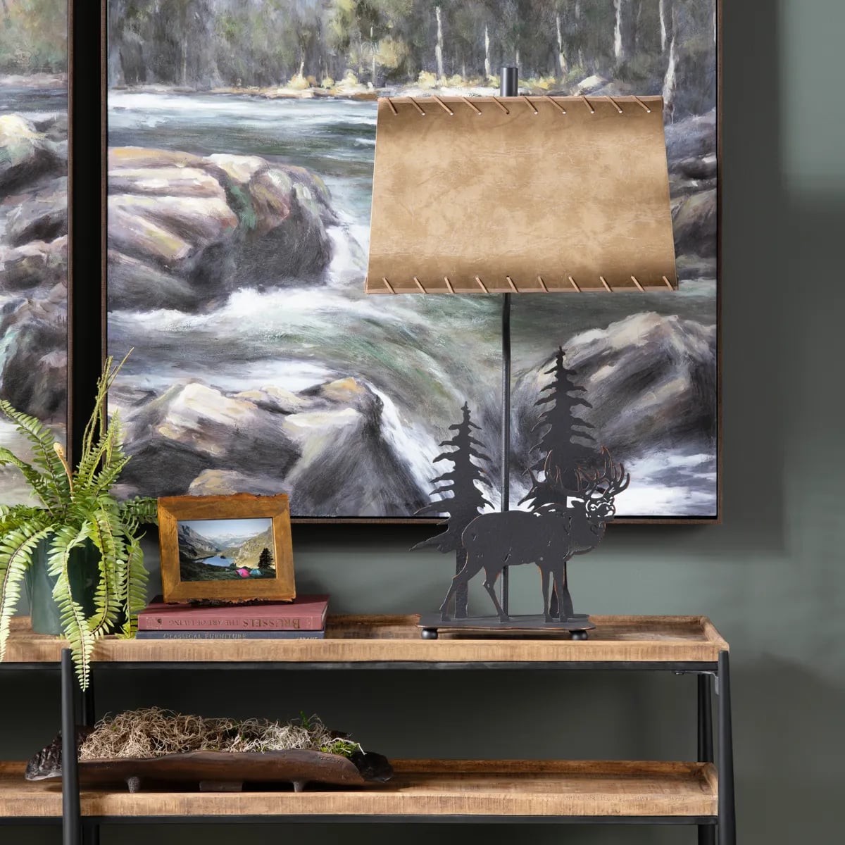 Cypress Woodland Table Lamp