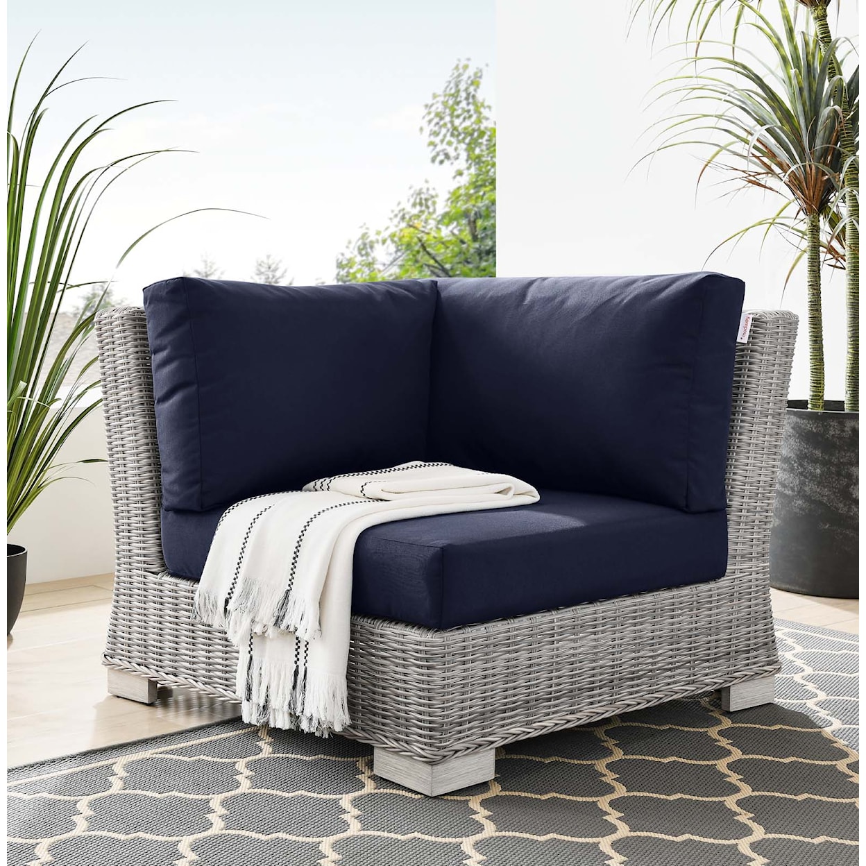 Modway Conway Outdoor Corner Chair