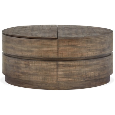 Round Lift Top Cocktail Table