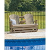 Ashley Signature Design Hyland wave Outdoor Glider Loveseat