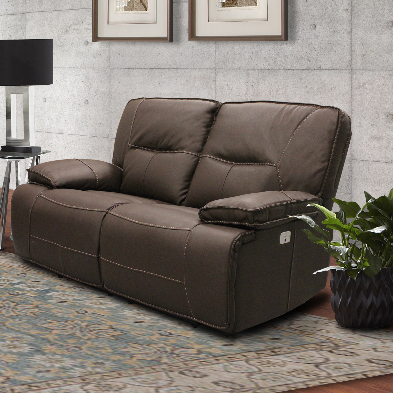 Parker Living Spartacus Power Dual Reclining Loveseat
