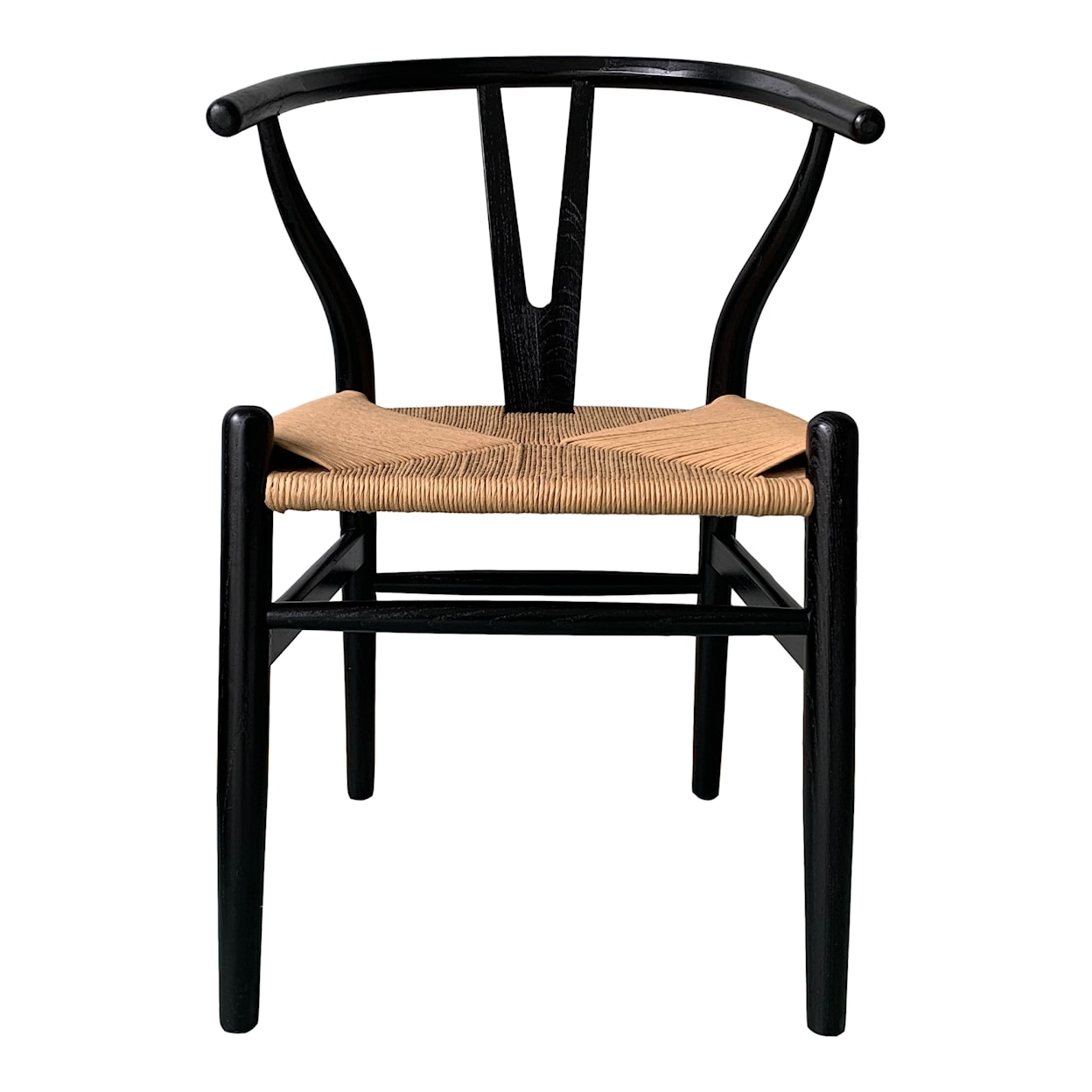 Moe's Home Collection Ventana Ventana Dining Chair Black And Natural-M2