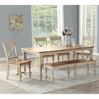 Farmhouse 6-Piece Dining Set