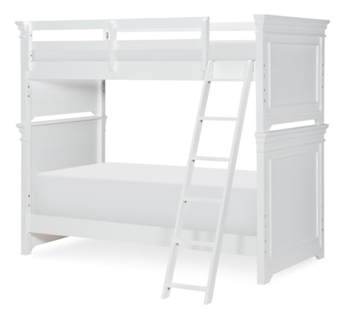 Traditional Twin over Twin Bunk Bed