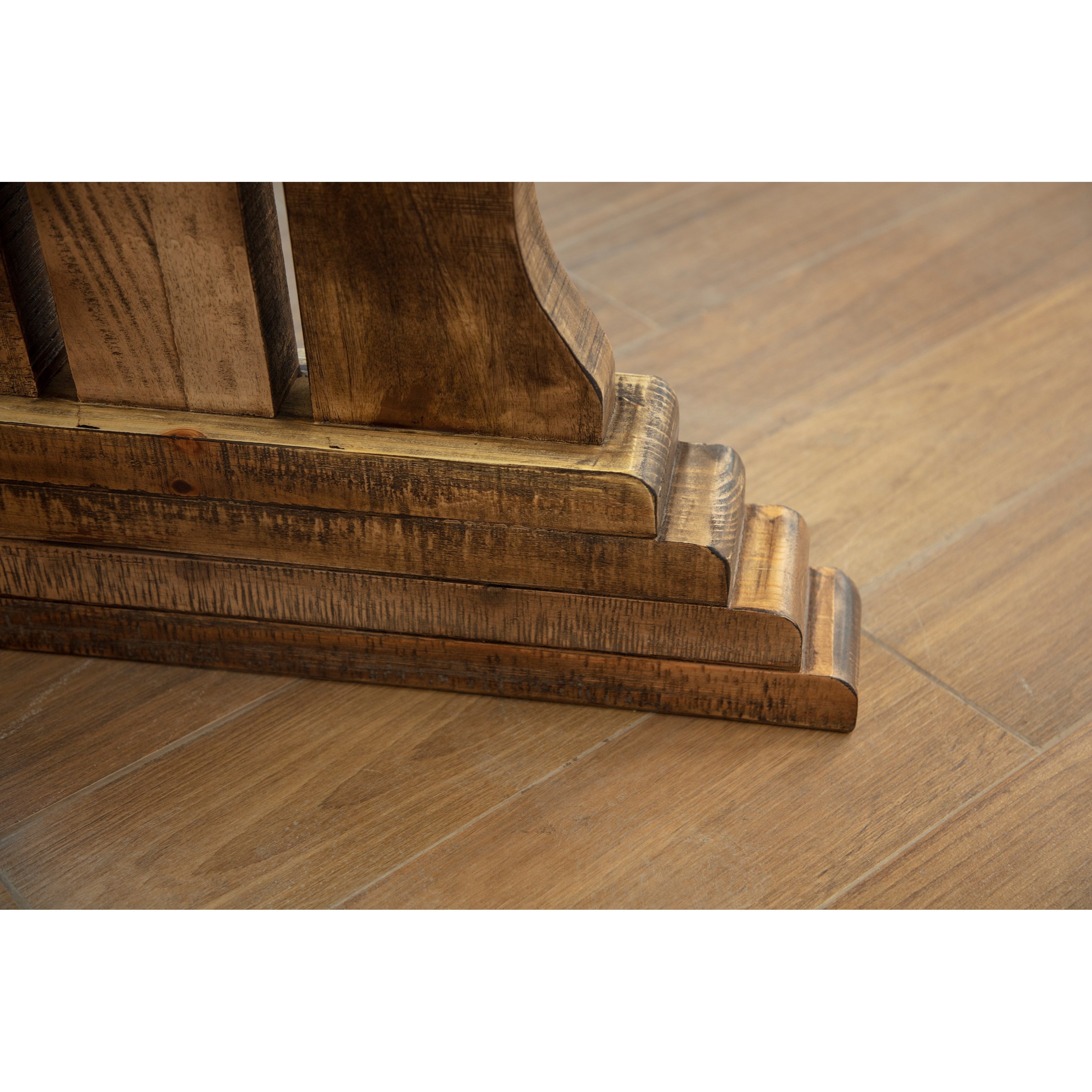 International Furniture Direct Marquez IFD4352CTB Rustic Counter Height