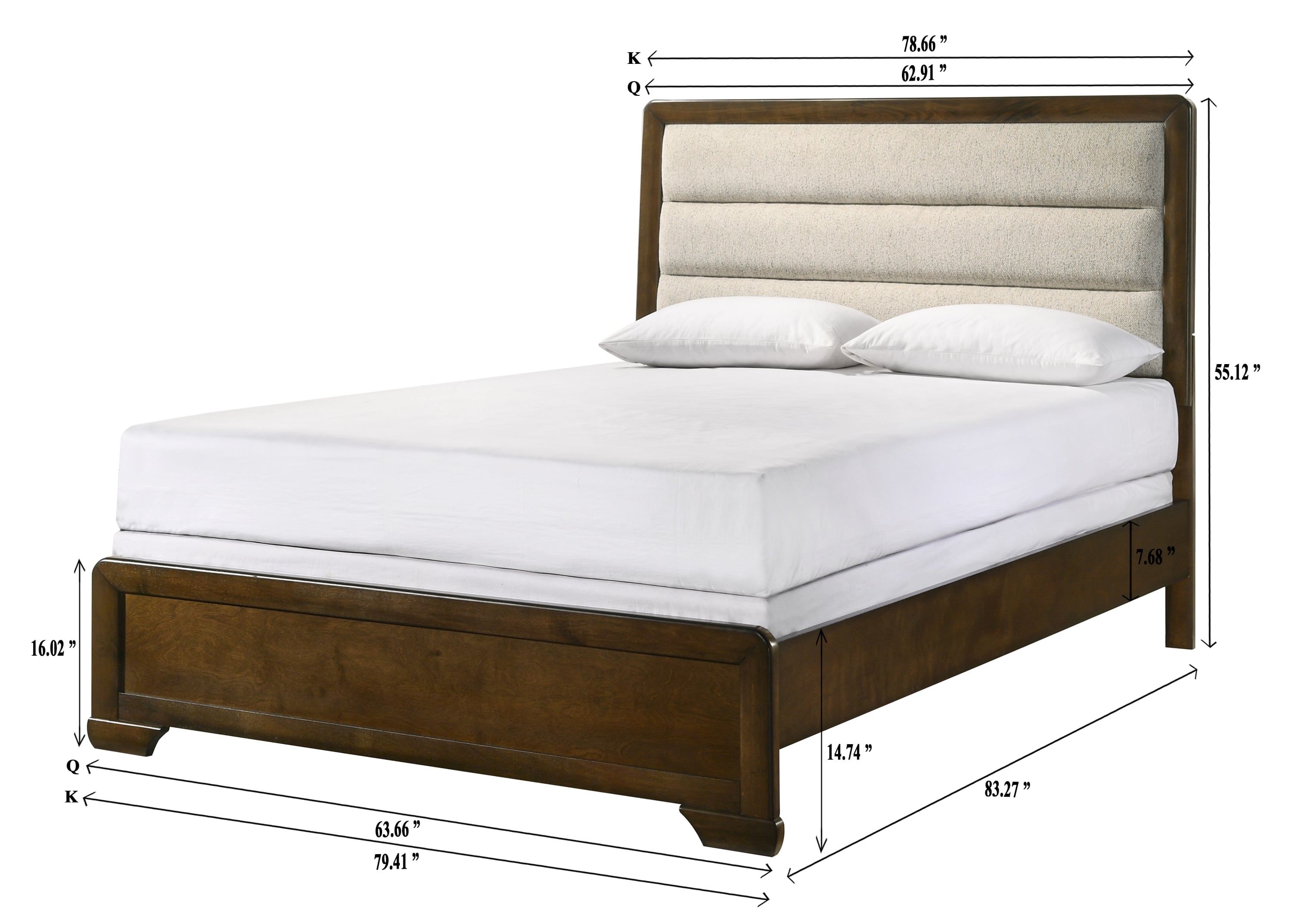Queen Upholstered Bed