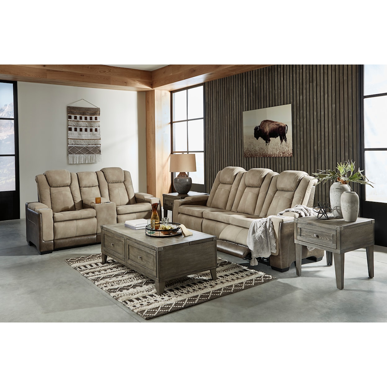 StyleLine Nectar Power Reclining Sofa