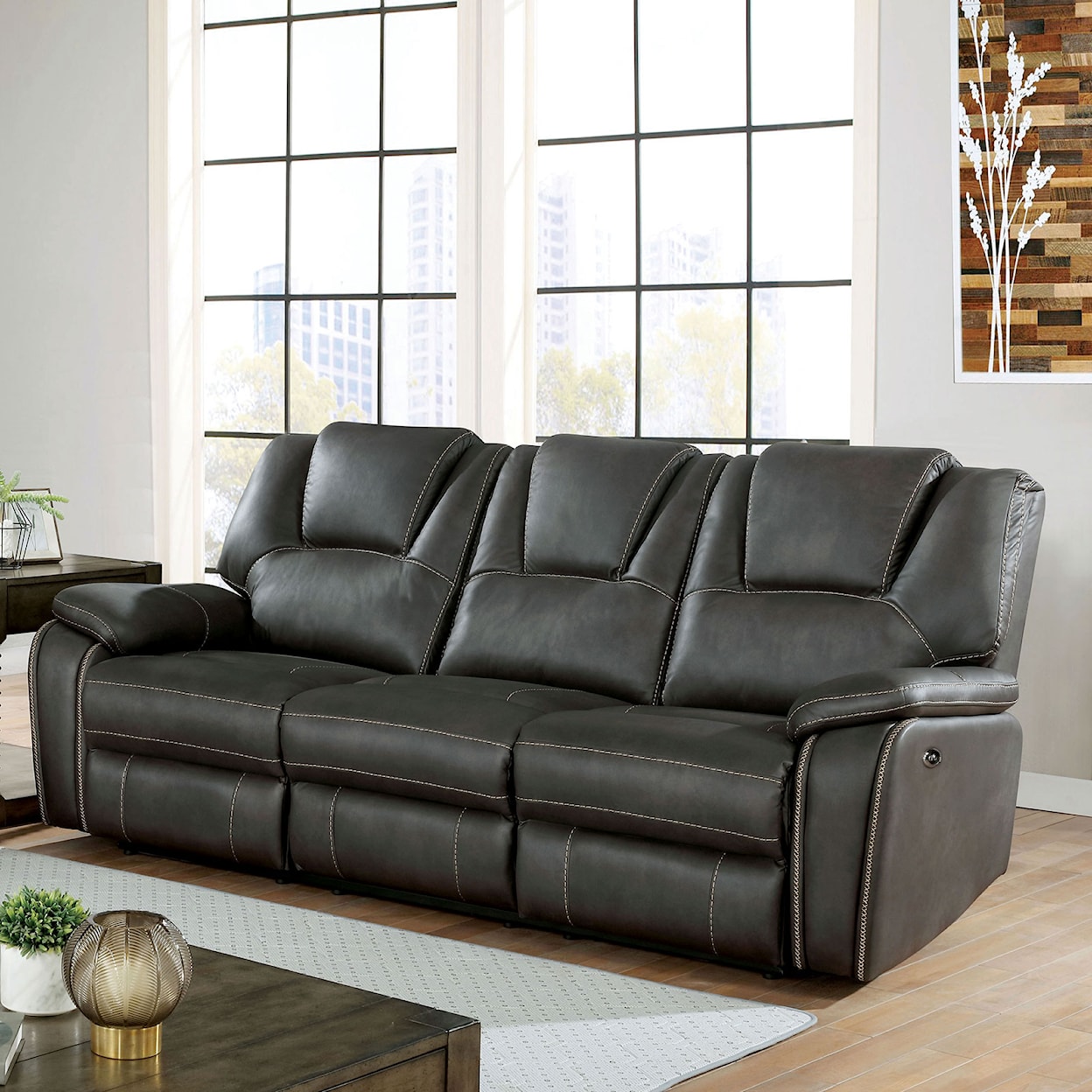 Furniture of America - FOA Ffion Power Sofa