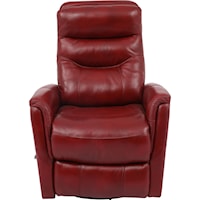 Casual Swivel-Glider Manual Recliner with Articulating Headrest