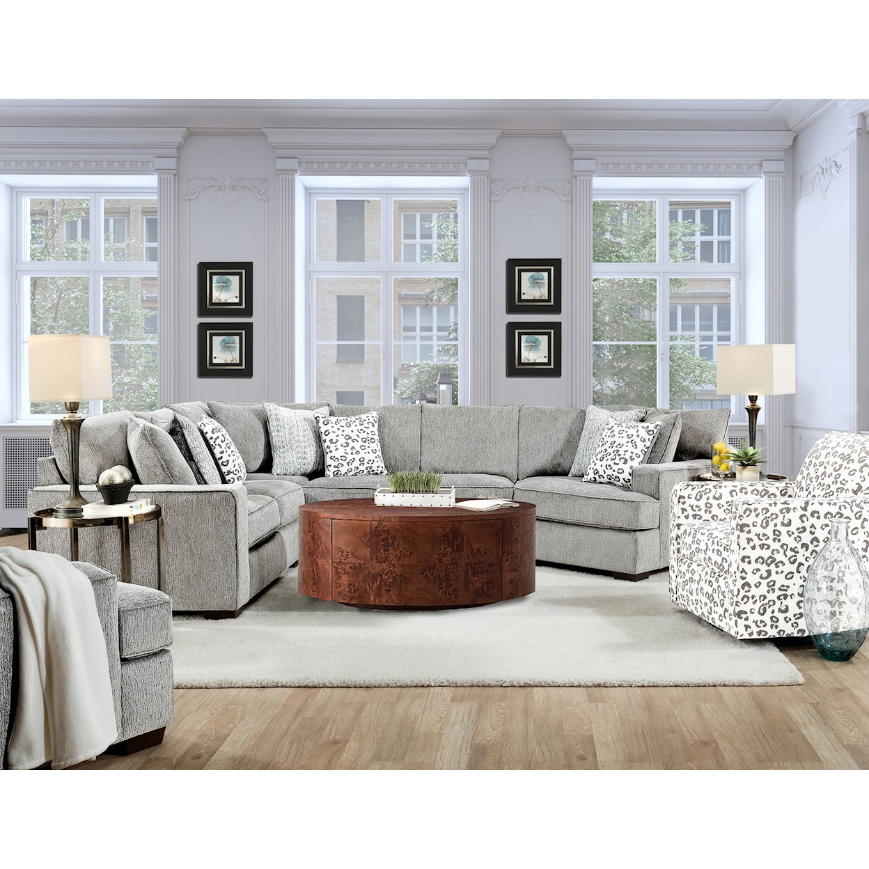 Behold Home 1640 Callaway Sectional Sofa