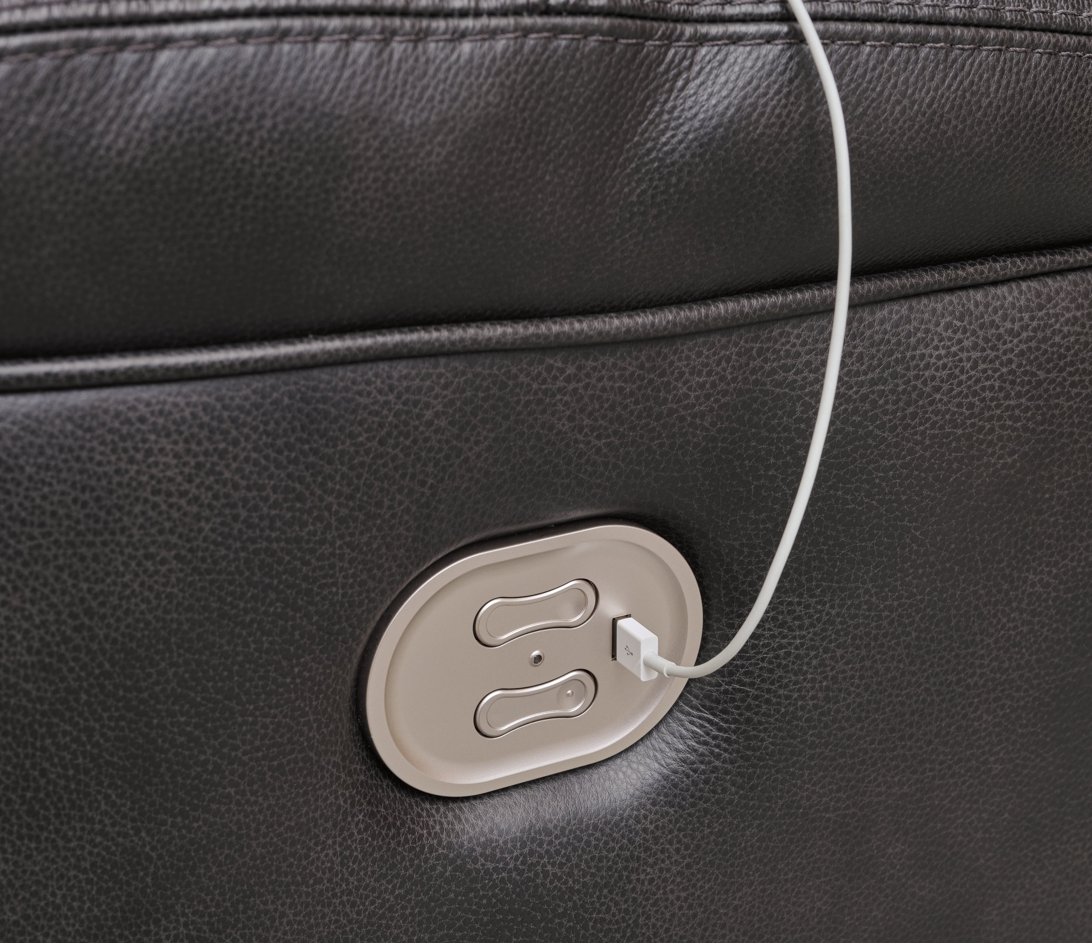 Signature Design by Ashley Mountainous Power Reclining Loveseat