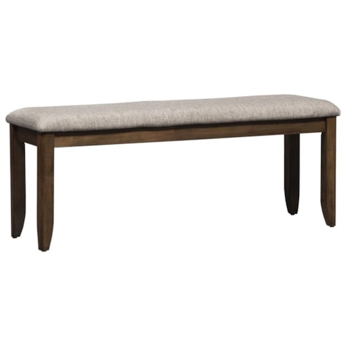 Mission Upholstered Dining Bench with Tapered Legs
