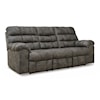 Ashley Signature Design Derwin Reclining Sofa with Drop Down Table