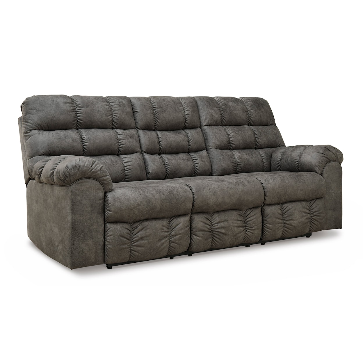 Signature Design Derwin Reclining Sofa with Drop Down Table