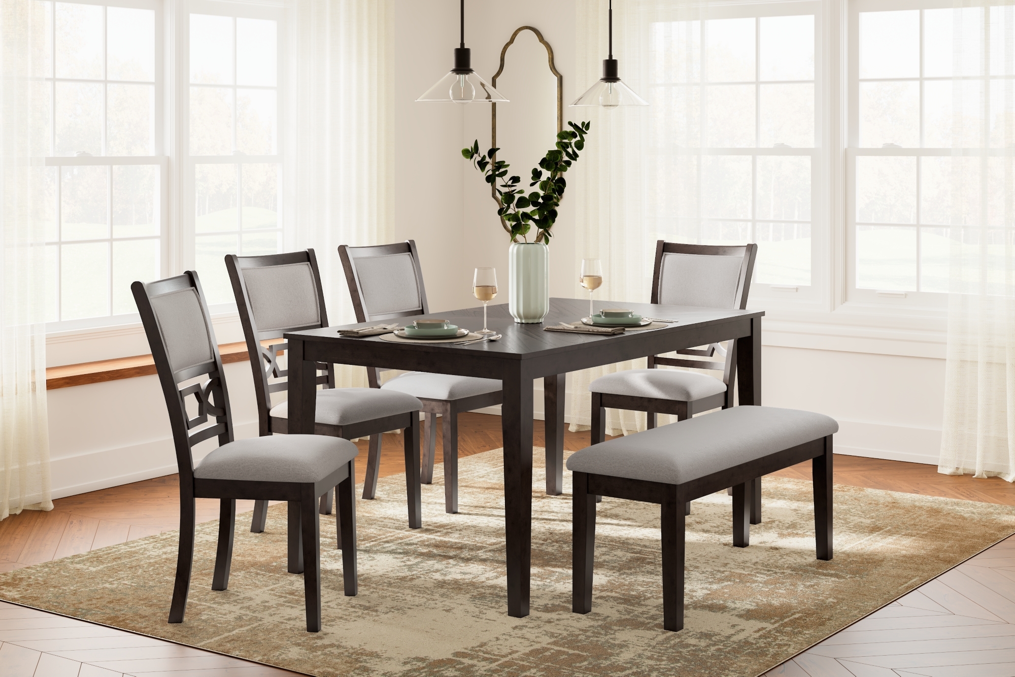 Dining Room Table Set (6/Cn)