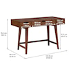 Accentrics Home Accents Mid-Century Writing Desk - Walnut