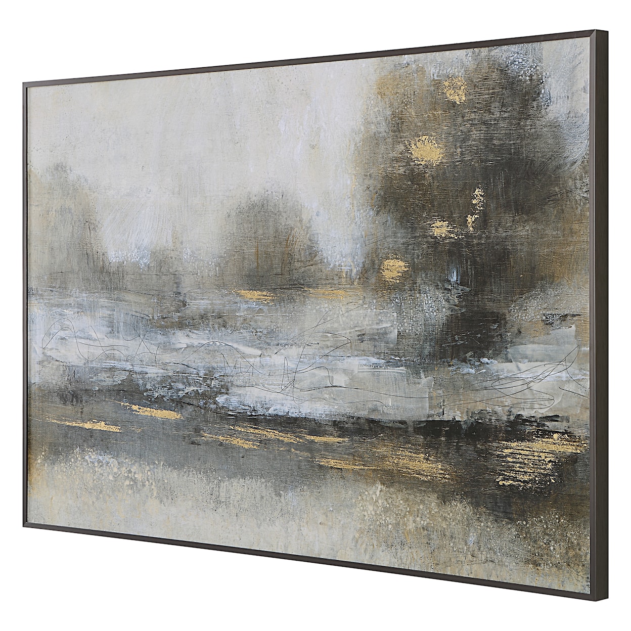 Uttermost Gilt Gilt Misty Landscape Framed Print