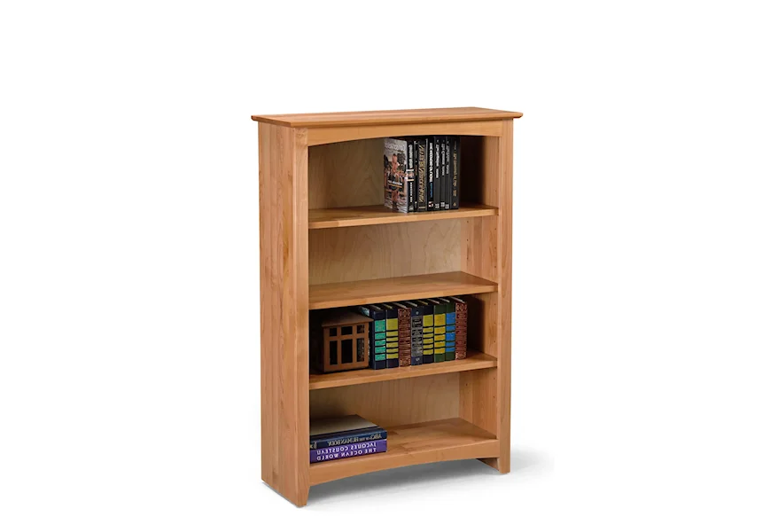 Alder Bookcases Open Bookcase by Archbold Furniture at Sheely's Furniture & Appliance