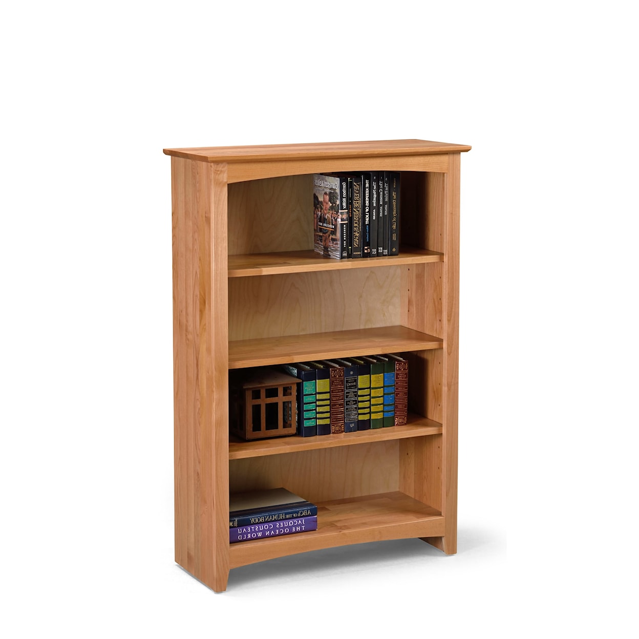 Archbold Furniture Alder Bookcases Open Bookcase