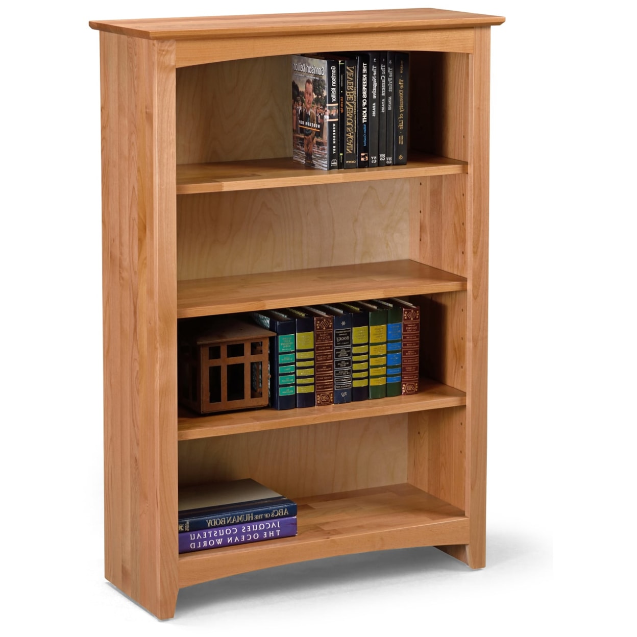 Archbold Furniture Alder Bookcases Customizable 36 X 48 Open Bookcase