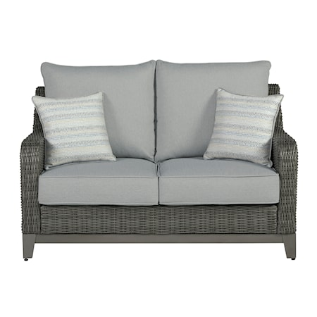 Outdoor Loveseat with Cushion