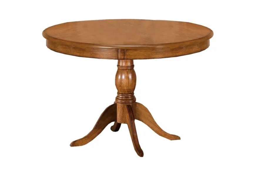 Bayberry Round Pedestal Table by Hillsdale at VanDrie Home Furnishings
