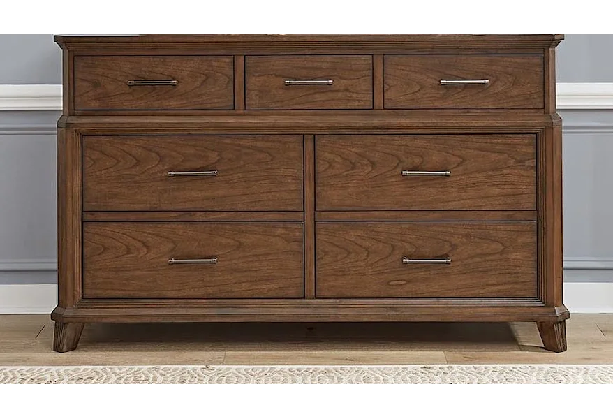 Filson Creek 7-Drawer Dresser by AAmerica at Furniture and ApplianceMart