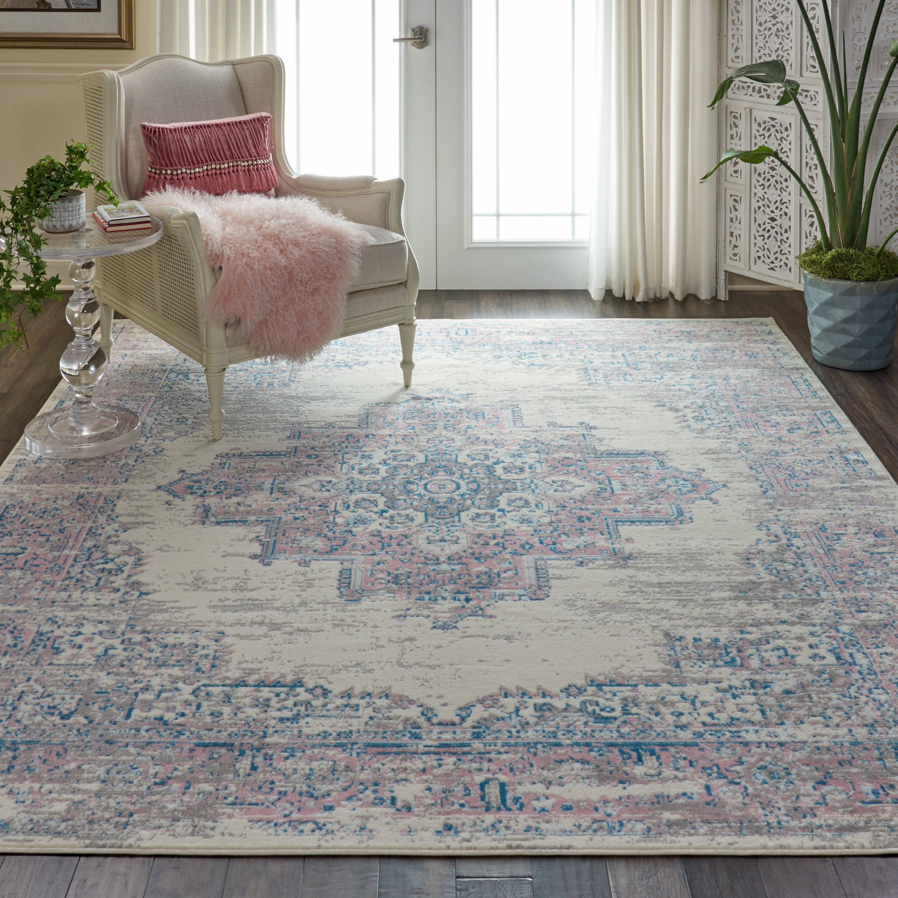 Nourison Grafix 7&#39;10&quot; x 9&#39;10&quot;  Rug