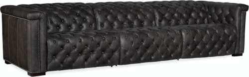 Traditional Power Leather Motion Sofa with Power Headrest