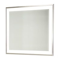 Contemporary Beveled Wall Mirror