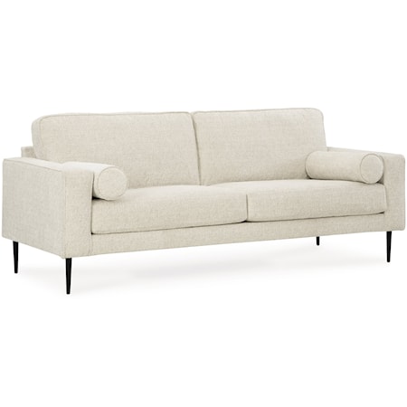 Contemporary Sofa with Metal Legs