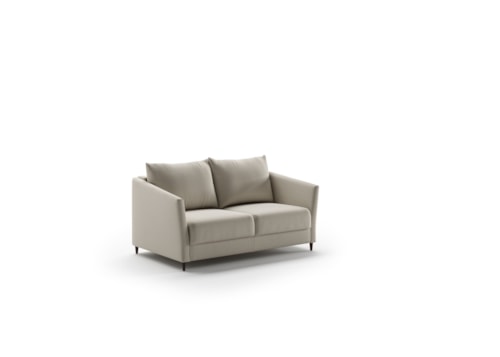 Contemporary Full XL Loveseat Sleeper with Slim-Profile Design