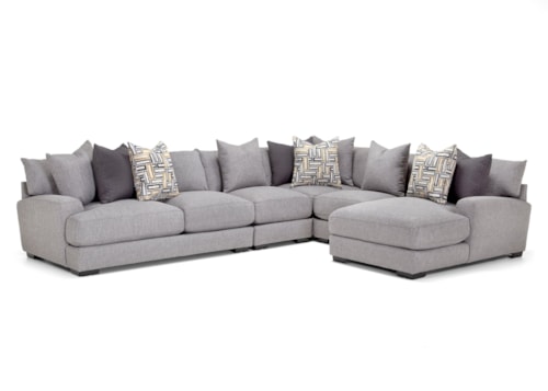 Contemporary 5-Piece Sectional Sofa
