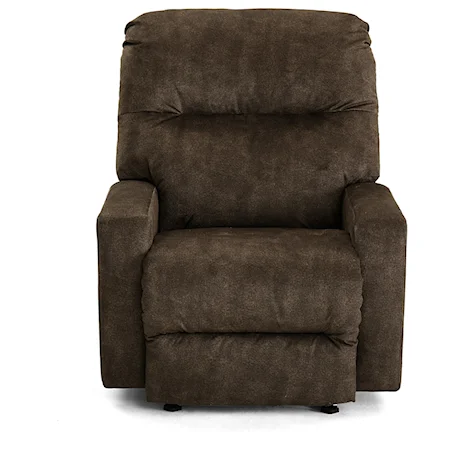 Contemporary Power Space Saver Recliner with Power Headrest