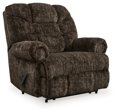 Traditional Zero Wall Recliner with Rolled Arms