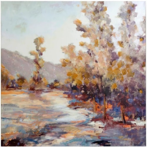 Tree-Line Stretched Canvas Wall Art