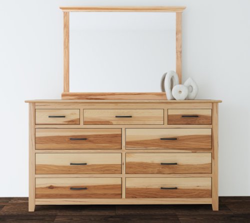 Transitional 9-Drawer Dresser