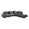 Moe's Home Collection Tumble Tumble Dream Modular Sectional Charcoal