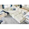 Signature Design by Ashley Millcoe 3-Piece Sectional with Pop Up Bed