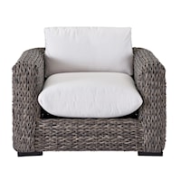 Coastal Outdoor Living Wicker Lounge Chair
