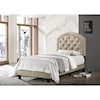 CM Gaby Twin Upholstered Platform Bed