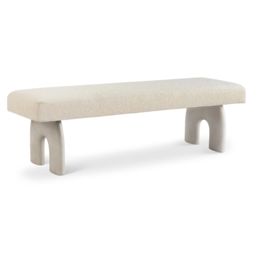 Modern Antibes Upholstered Bench